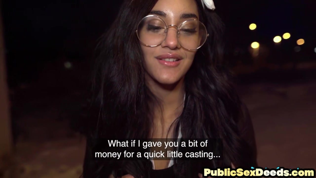 Public tiny inked slut picked up and fuck in pussy POV