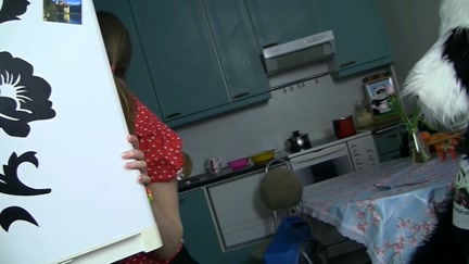 Hawt thong on fuck for morning breakfast
