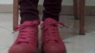In Chucks (Red Sneakers) and Dirty Socks