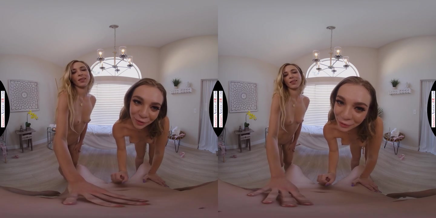 It's Your First Time At The Massage Parlor With Hot Blondes Aiden Ashley & Tiffany Watson