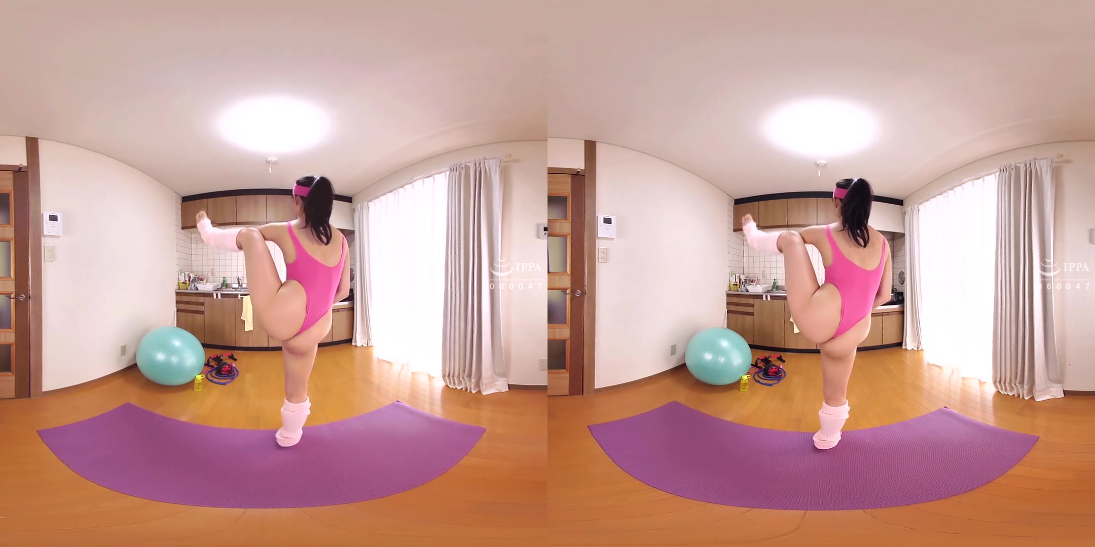 80's Throwback: Aerobics Leads to Raunchy Creampie Sex 1 - ChinChinVR