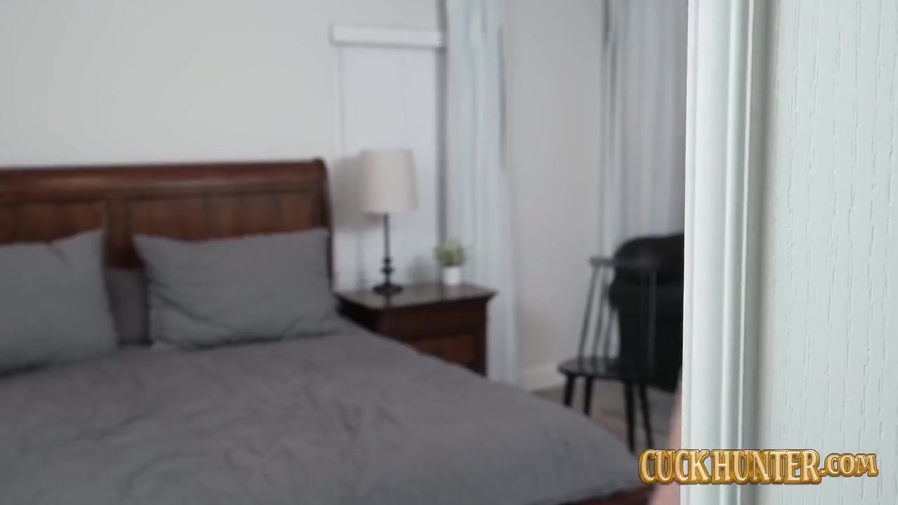 teen 18+ Takes Cuckold Cock While Her Boyfriend Watches - Harley King