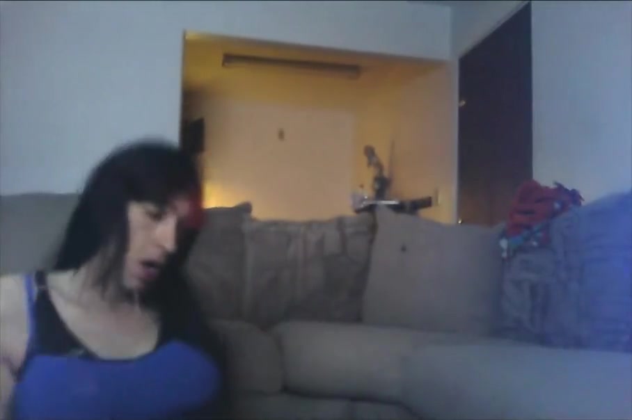 cute busty shemale face fucked for a huge facial