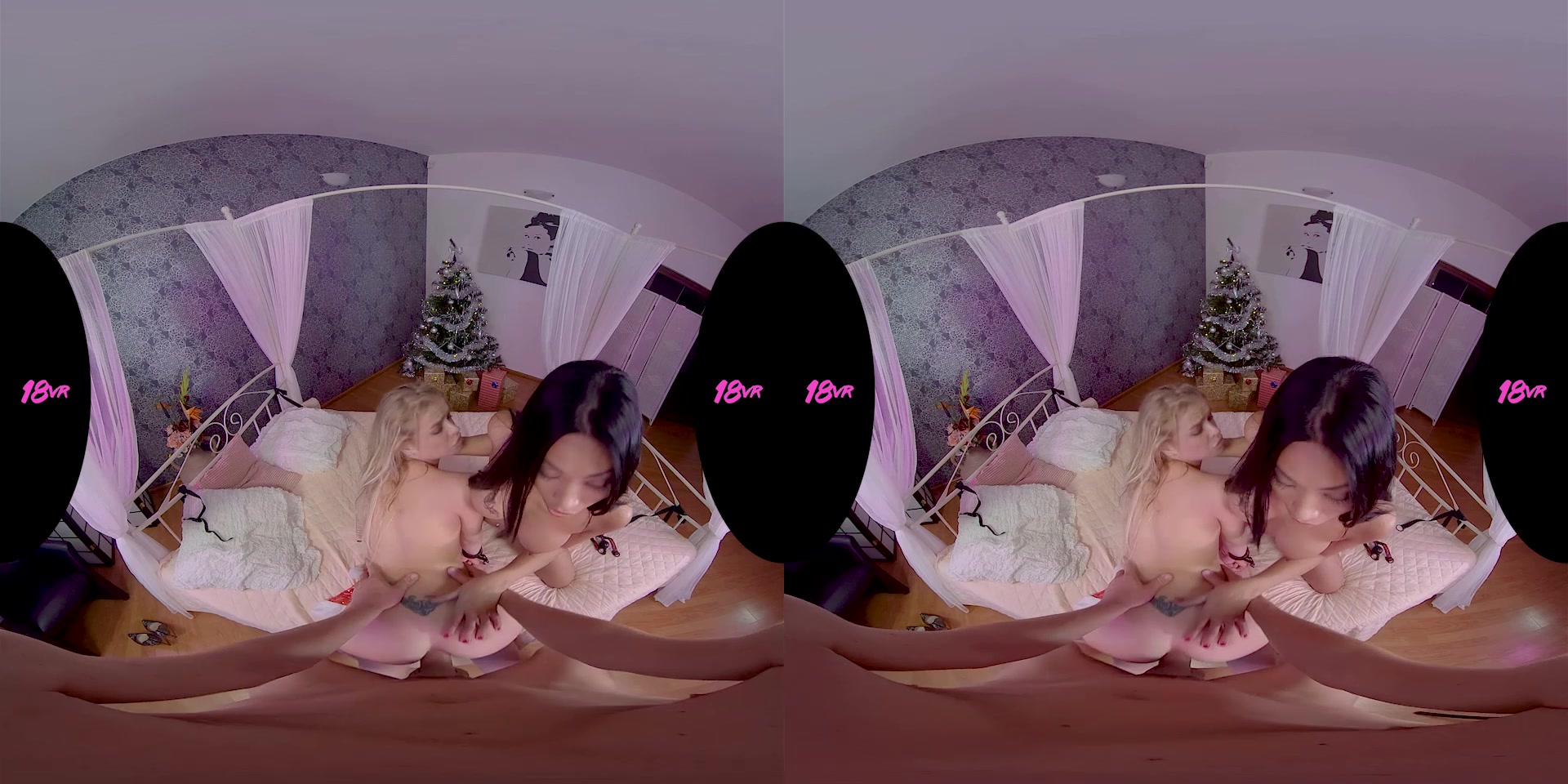 Polly Pons & Alexa Flexy in Christmas Bashing - 18VR