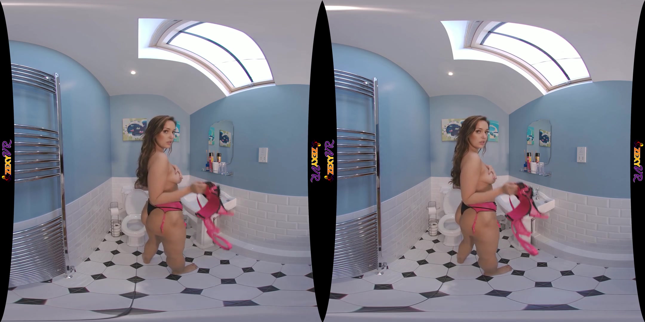 Bathe With Me Pt1 - Babe with Big Tits in the Bathroom