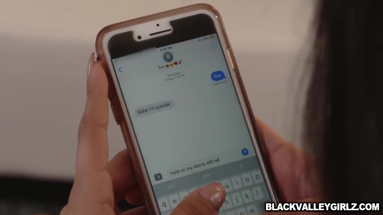 Aaliyah Hadid In Ebony teen 18+ Fucks With Boyfriend