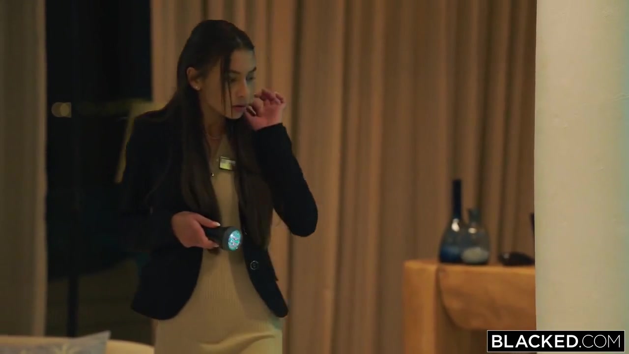 Bbc Curious Hotel Clerk Seduces Guest - Vanessa Alessia