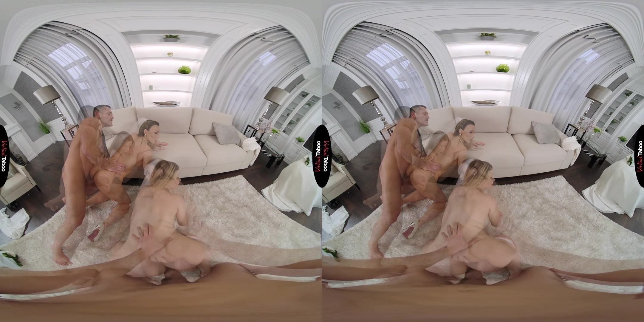 Lily Blossom, Karina King VR Porn: Here Cum The Brides - VirtualTaboo