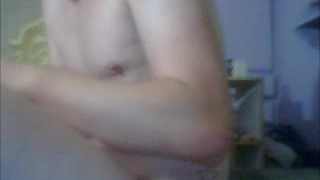 Alpha male talks dirty, strokes it, and stuffs it. Swallows dildo!