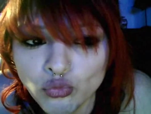 Tattoed Chick Doing Striptease