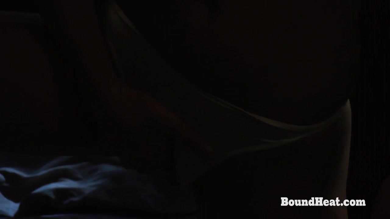 Busty Blonde Lesbian Slave Masturbates And Orgasms In Bondage