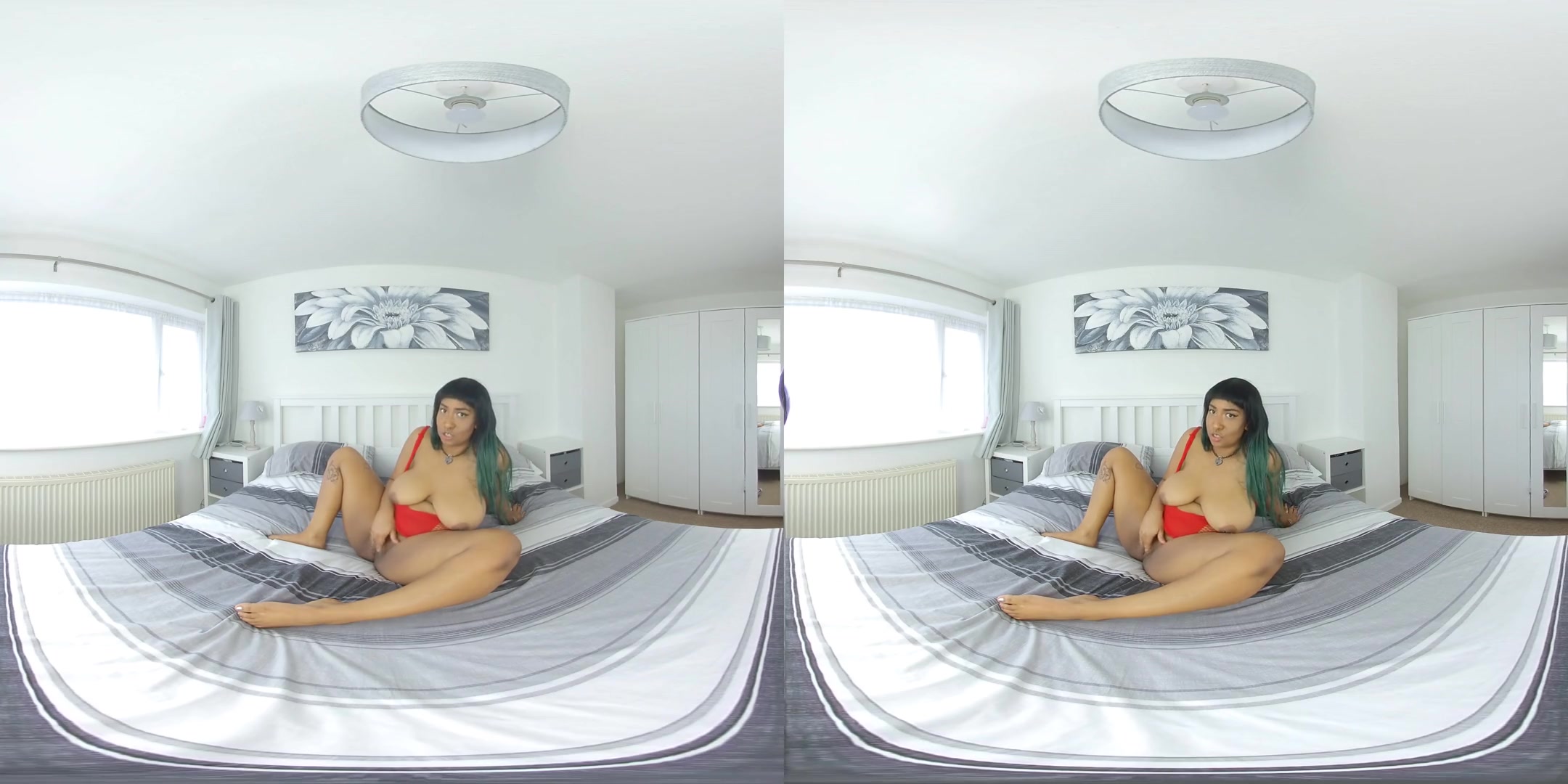 Dink Lu, Bedroom Tease - Big Tits Solo Model Fingering