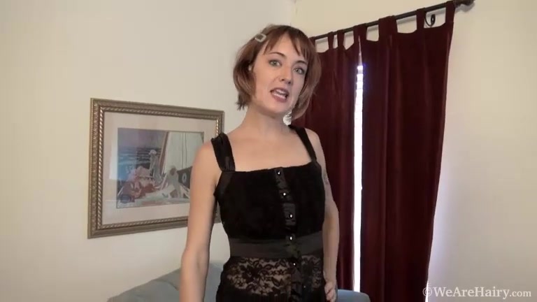 dressed in black gets naked and plays - Compilation - WeAreHairy