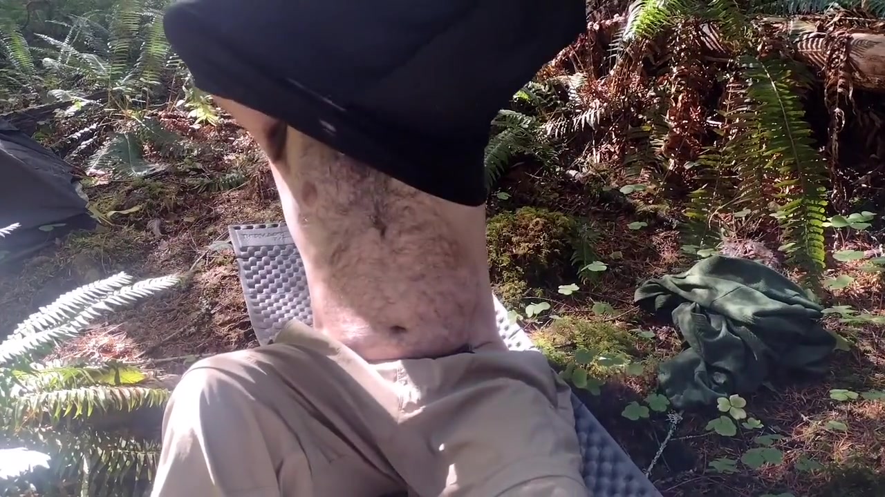 Smoking And Stripping At Camp. Such A Beautiful Day To Show Off My Soft Cock