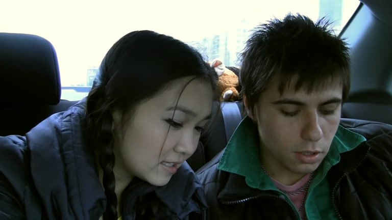 eighteen year old hotty receives gangbanged in the car