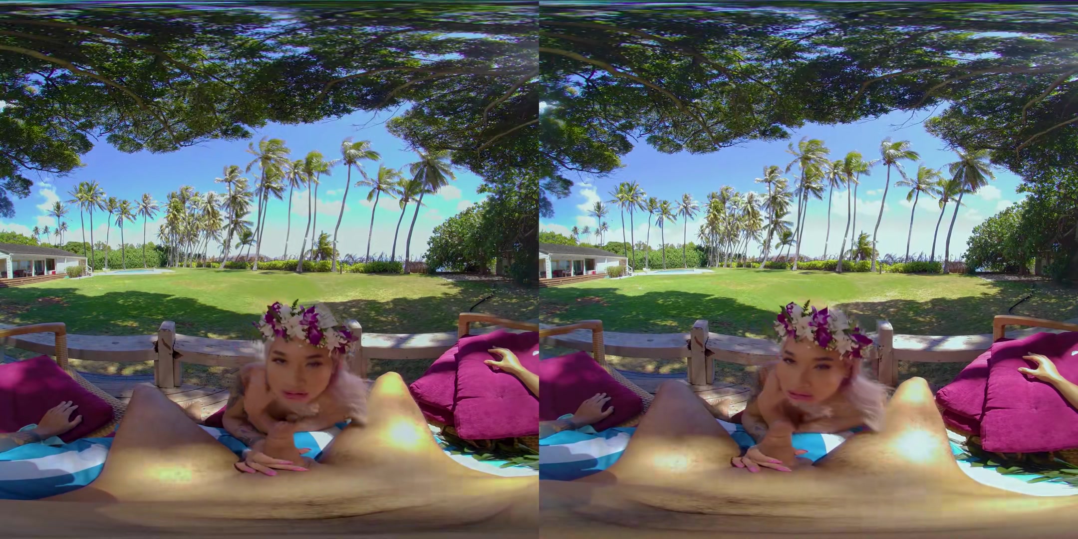 Lei'd in Hawaii with Avery Black - VRFanService