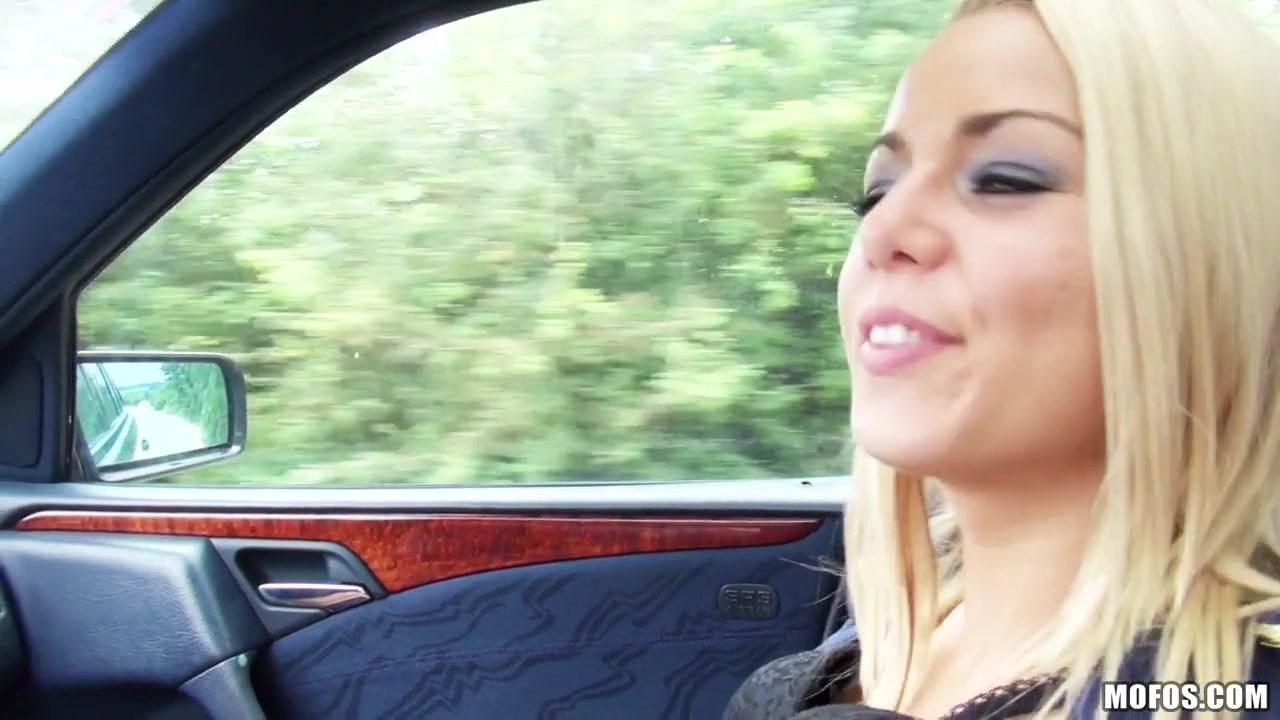 Christen Courtney in Stewardess Gives Sloppy Road Head - StrandedTeens