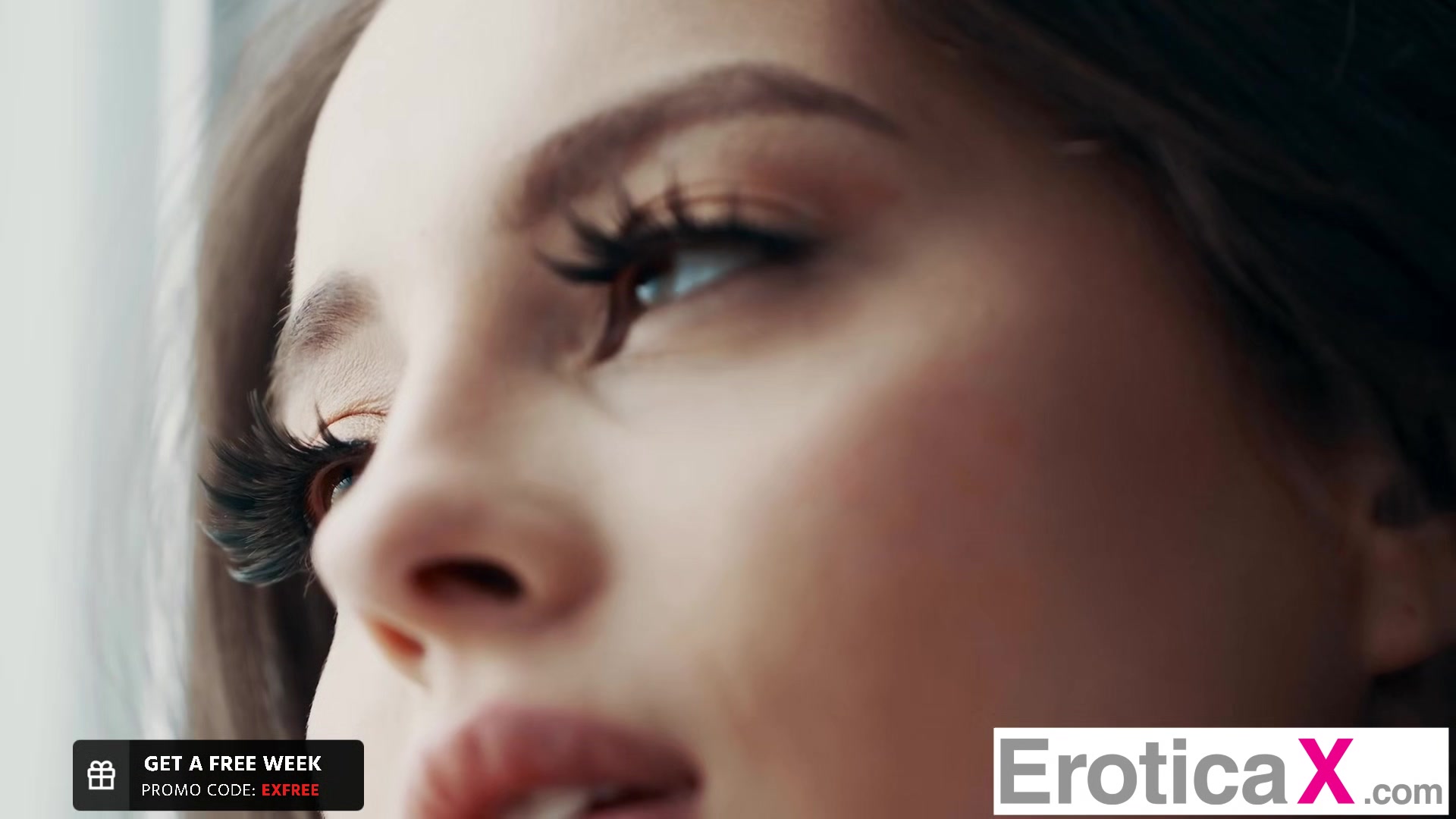 EroticaX - Brunette Beauty Has Lazy Afternnon Sensual Fuck