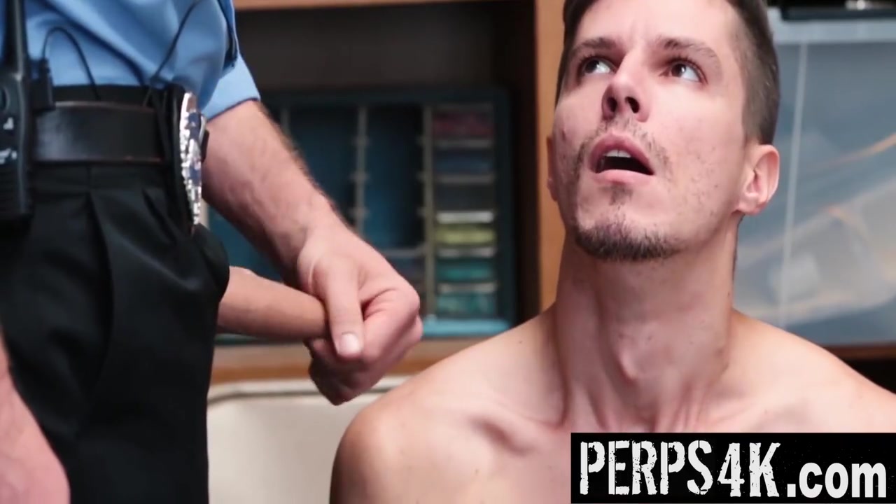Alex Chandler And Pierce Hartman - Shoplifting Guy Brought To Backroom For Strip Search By Gay Officer - Perps4k 8 Min