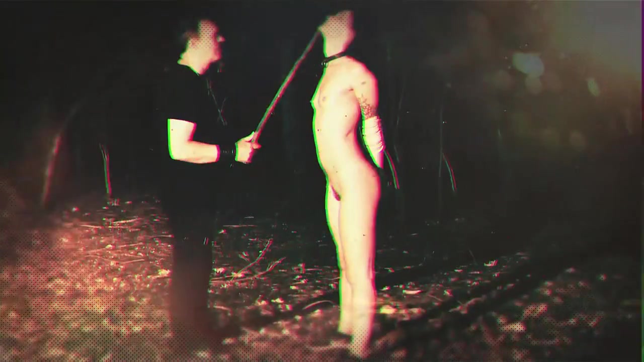 Sexy slave tied up to a tree and tortured
