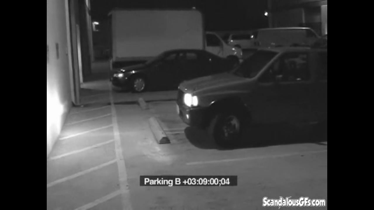 Security Blowjob by Hot Babe Caught on CCTV