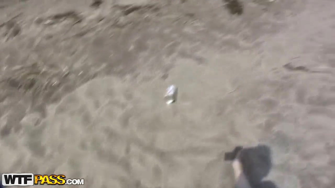 Slim and hot petite Dasi West gets pounded hard on beach