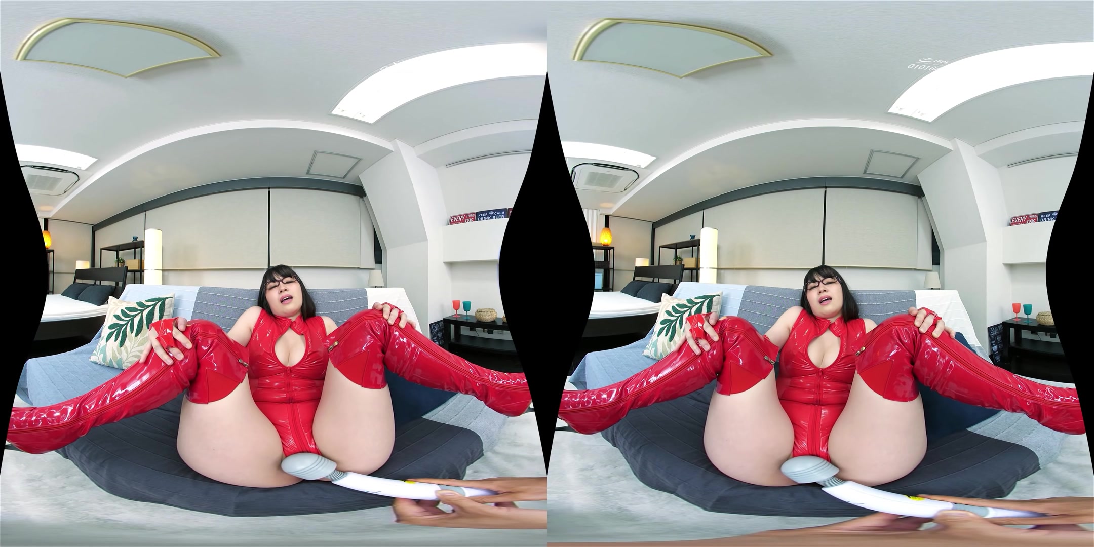 Aina Shinkawa - High Leg Boots Edging - -BOXVR