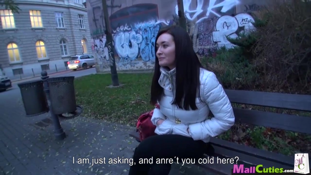 MallCuties nice brunette girl is fucking for jacket