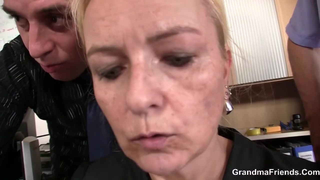 Sexy Old Granny Jumping Cock And Sucking Another One