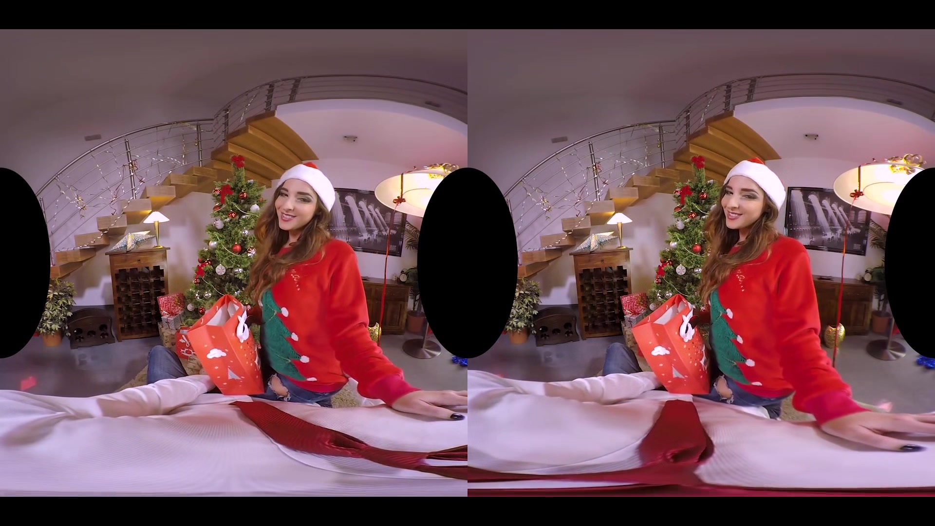 Receiving The Stockings - RealityLovers
