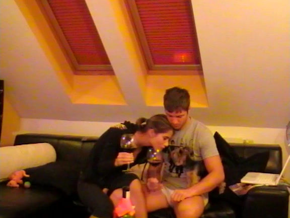 Non-Professional pair fucking hardcore act with unfathomable fellatio