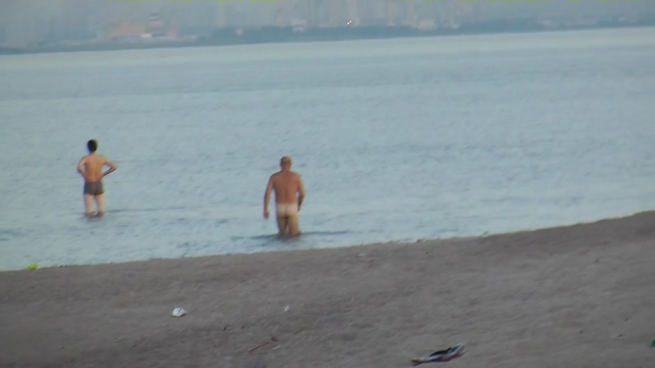 Nasty slut giving bj and fucking in public
