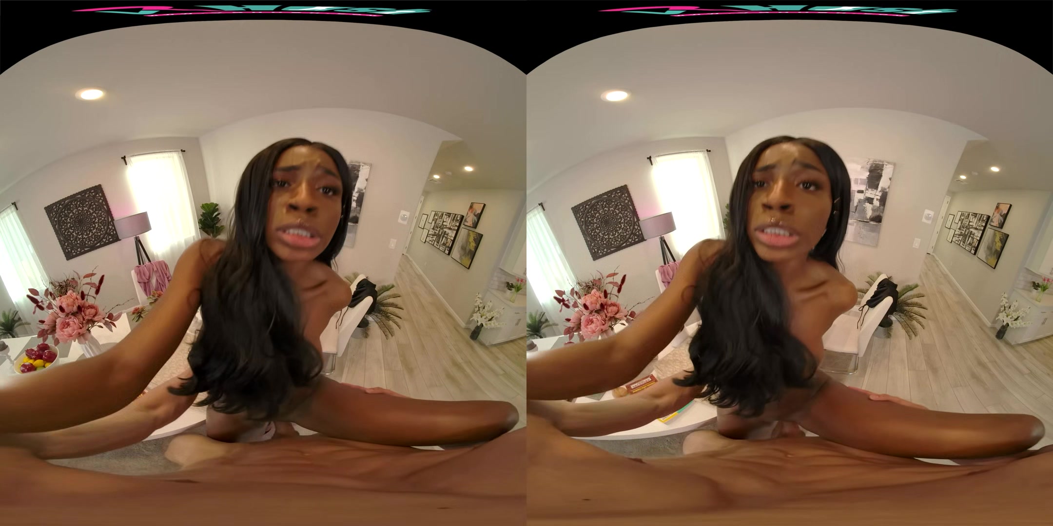 VRHUSH Ebony babe Nicole Kitt needs help studying
