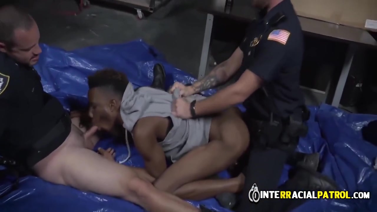 Thug Fucked By Uniformed Male As He Sucks Some White Dick 5 Min