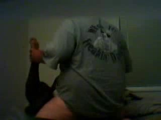 Fatty white man penetrates his Ebony sex partner