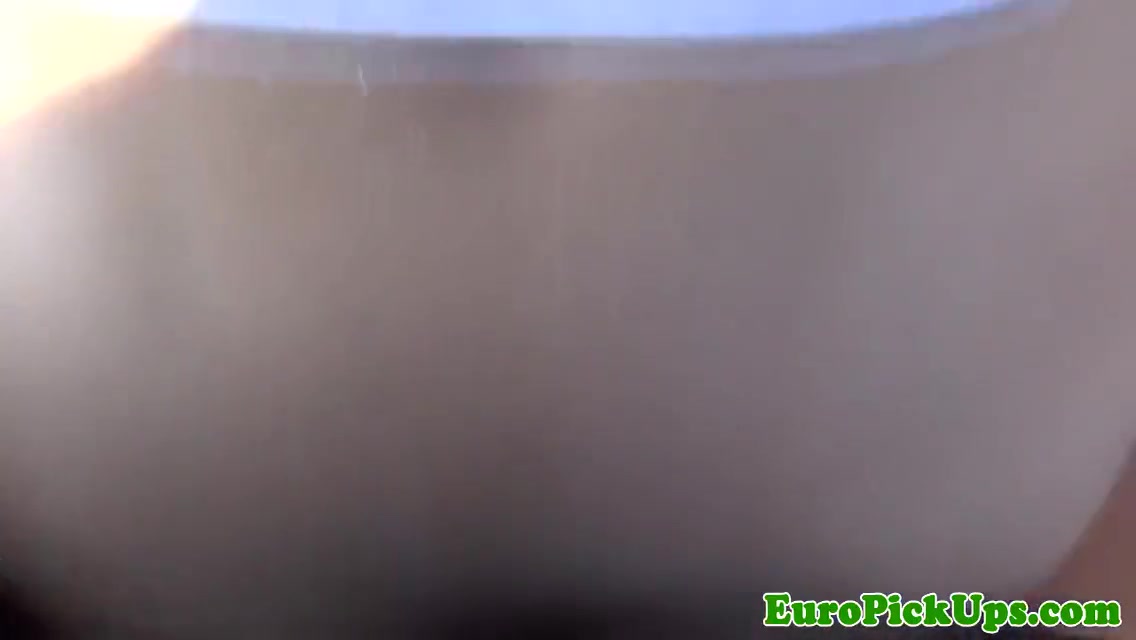 Pierced Skater Euro Chick Pounded Outdoors 8 Min
