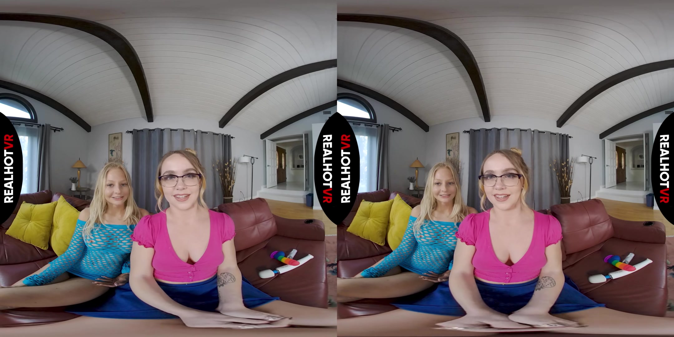 We Need DICK! CUM On My Big Tits or In Stepsister's Wet Pussy - RealHotVR