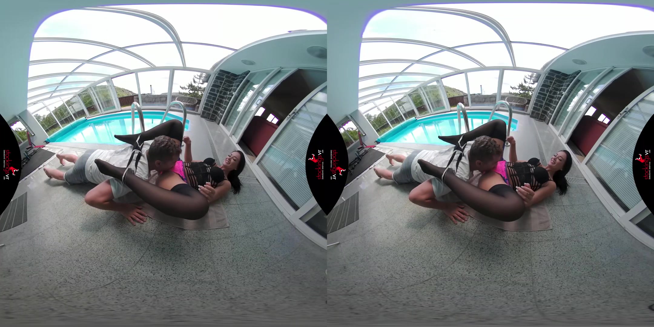 Pool boy panty seduction starring Zuzu Sweet