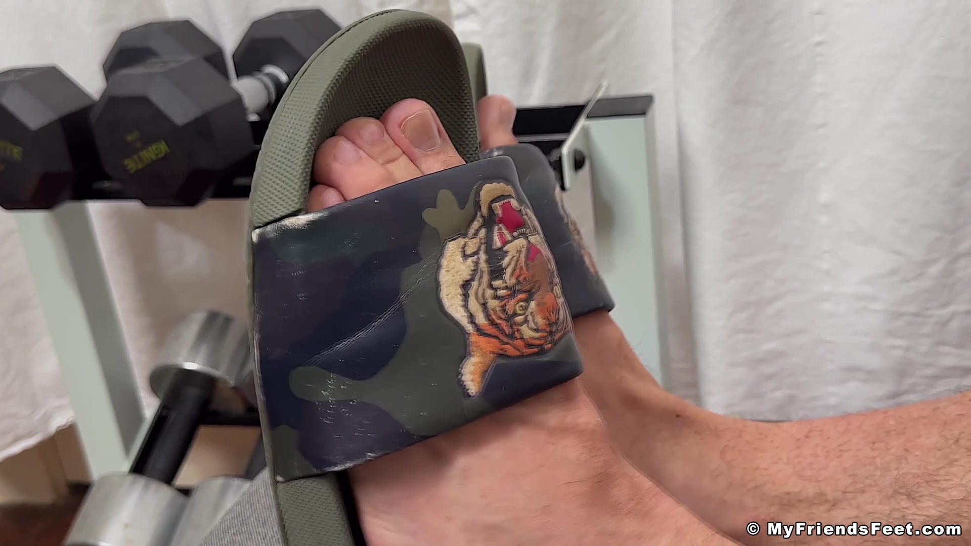 Spy on Ray's Slides & Feet - Ray