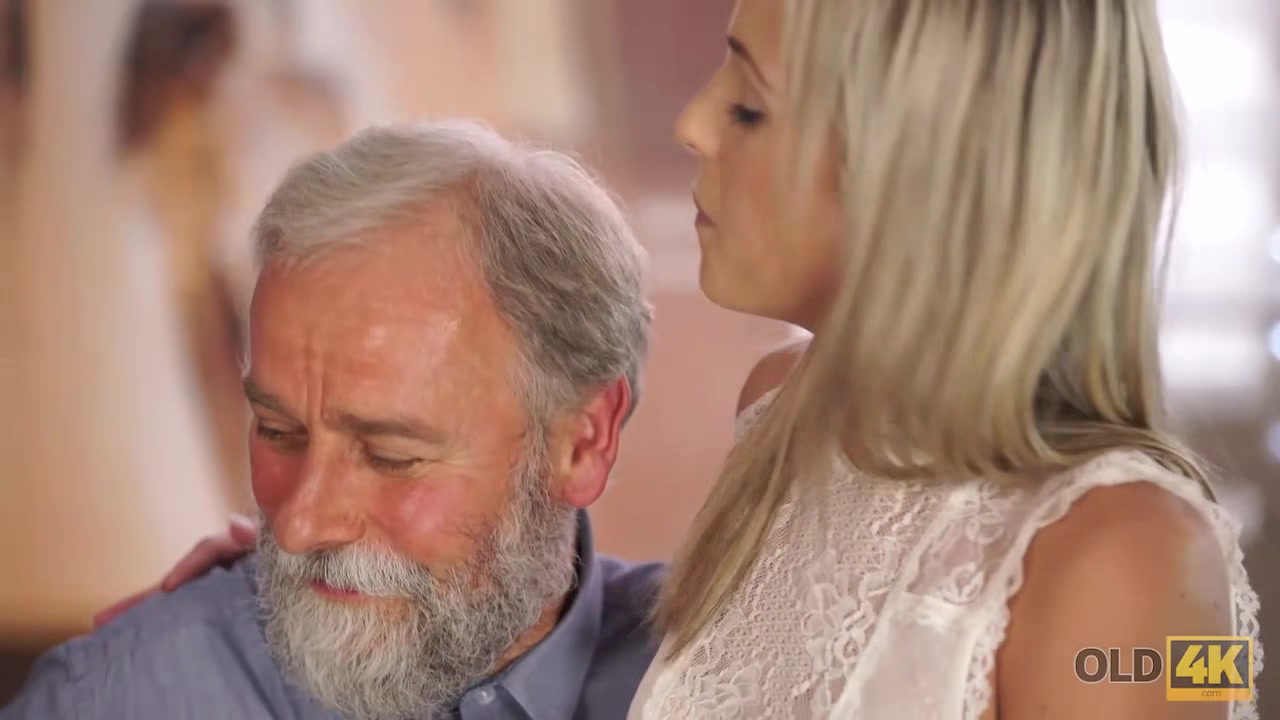 OLD4K. Nice cock of old teacher was main target for slutty beauty