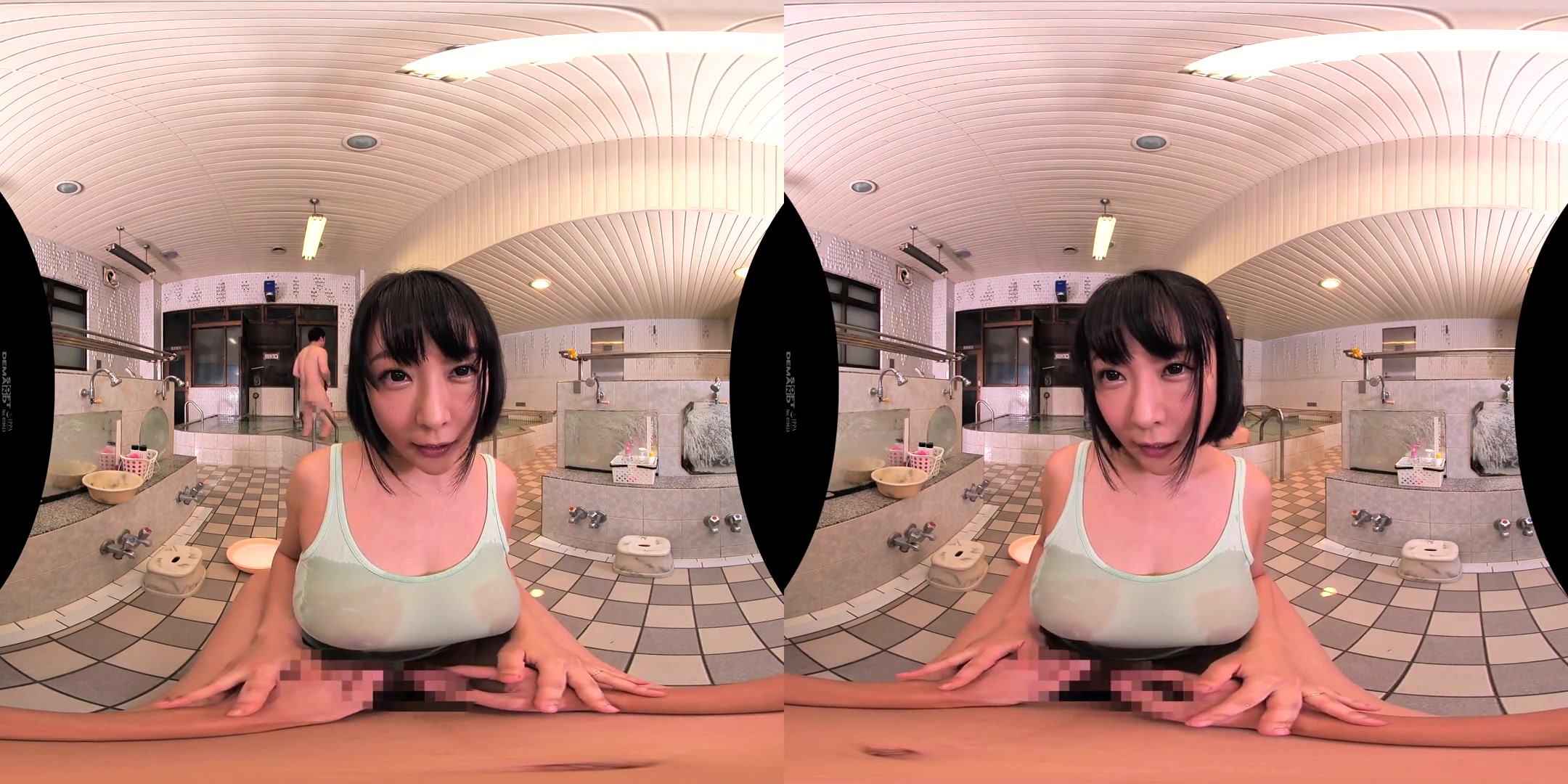 Washing your Body with her Famous I-Cup Tits 1 - Asian Blowjob Titty Fuck