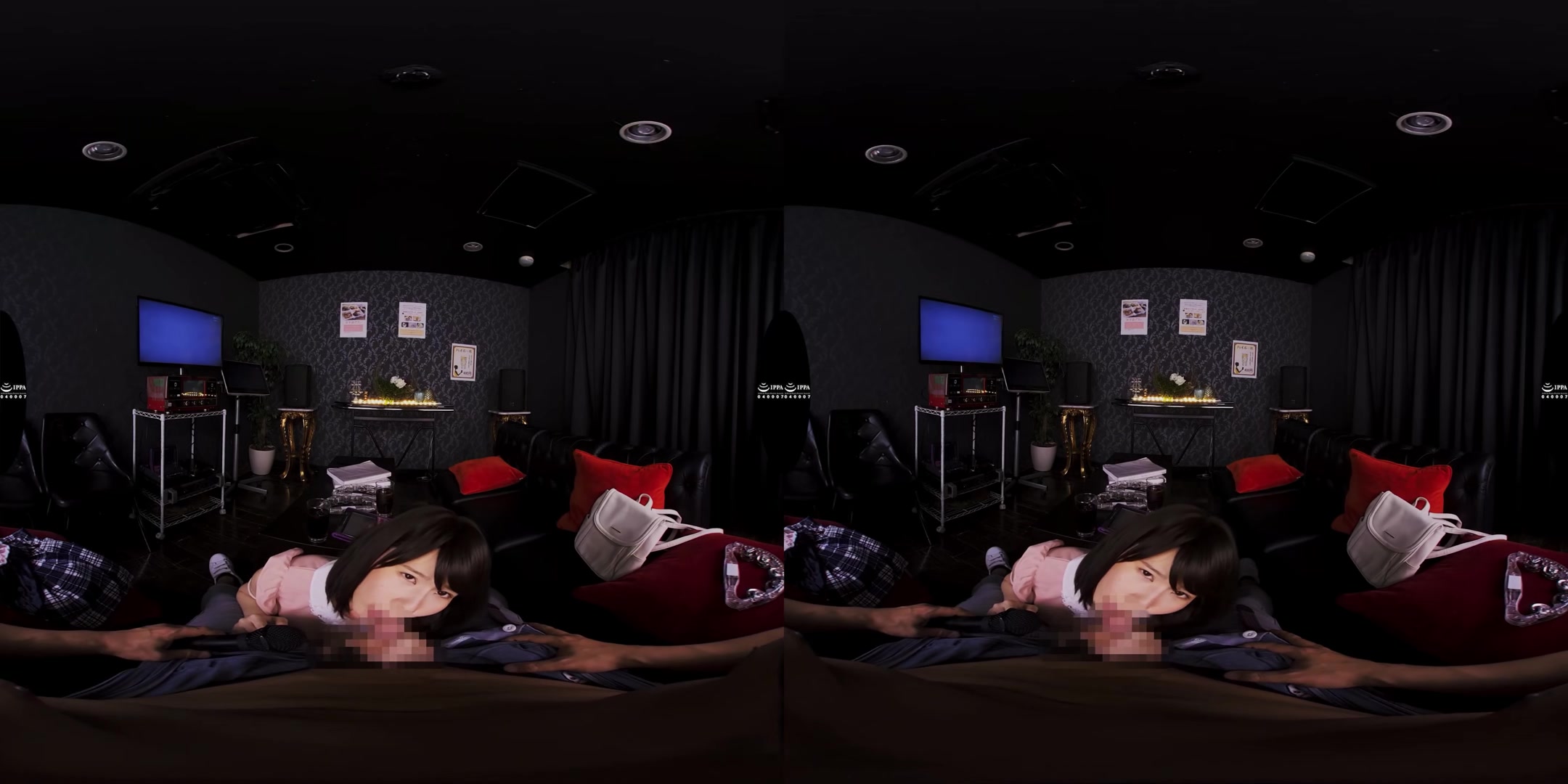 Mii Kurii - The Karaoke Box - Trying to Hold her Moan! - V1VR