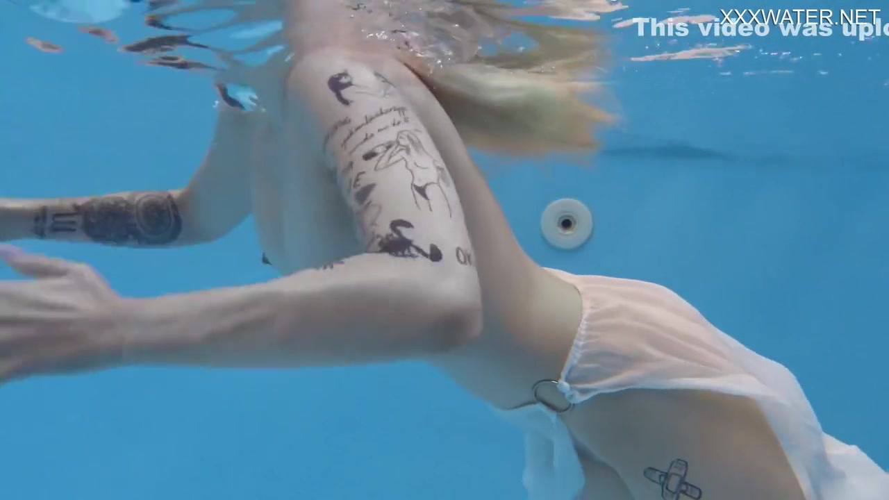 Cutest Mimi Swimming - Tattooed teen 18+