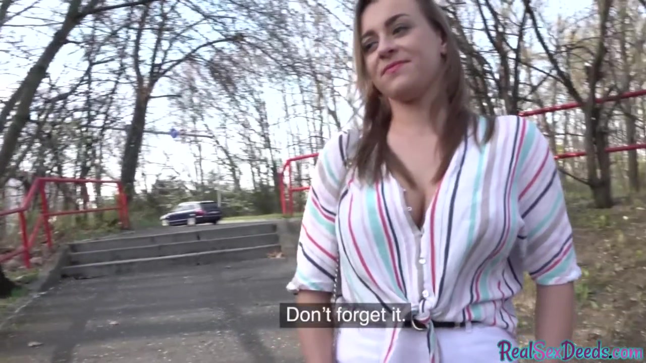 Bigboobs POV babe publicly gets fucked outdoor ***