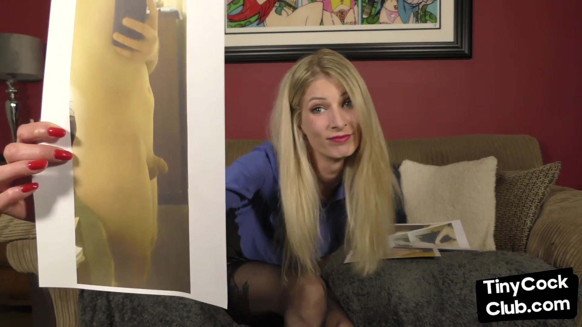 SPH solo dom babe talks humiliative to small cock losers