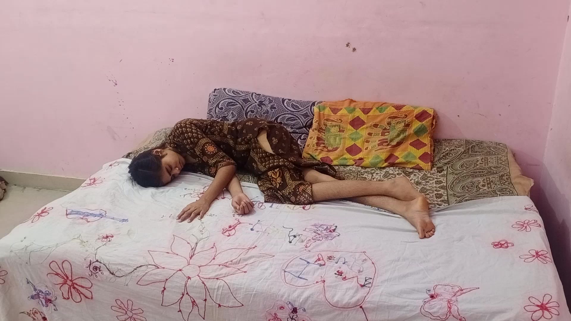 Beautiful Indian gf deepthroats bbc, sloppy blowjob and face fuck