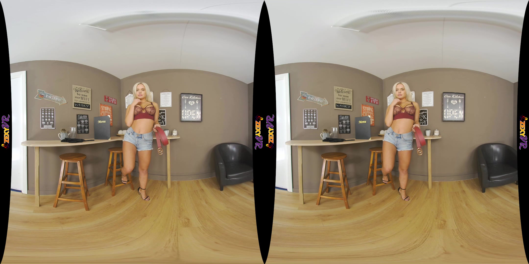 Naked Coffee featuring Louise - ZexyVR