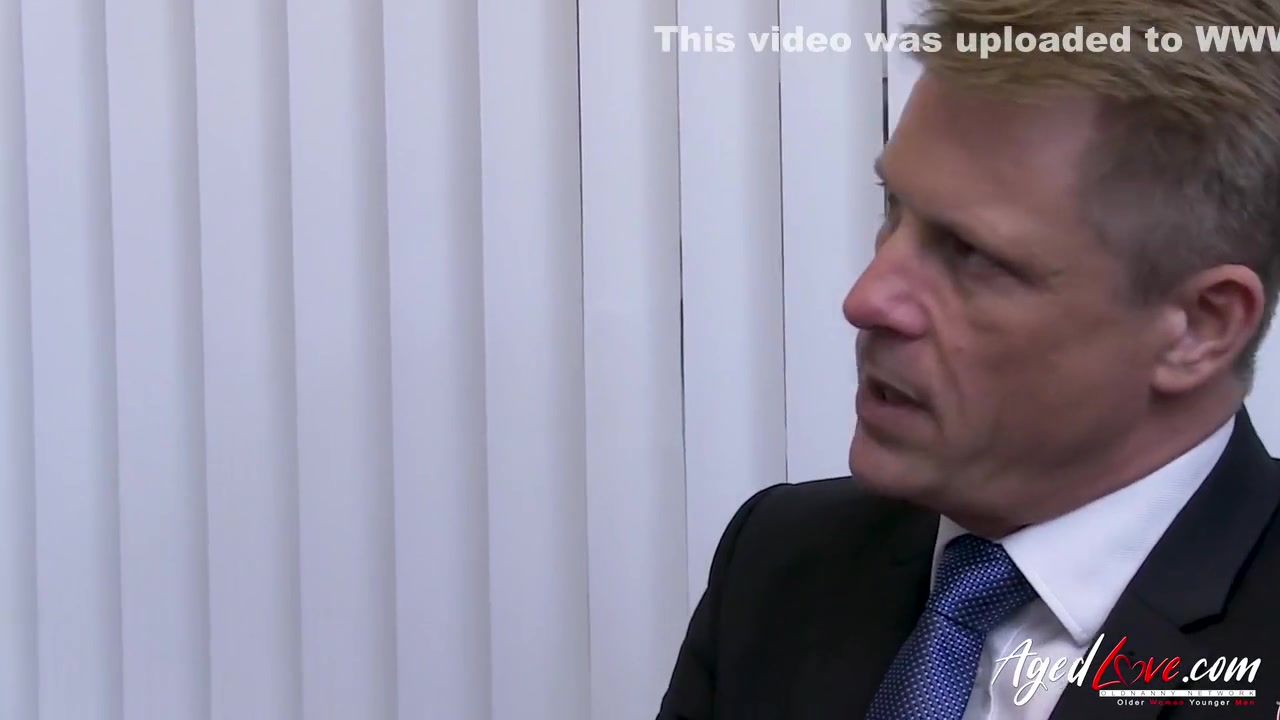 Boss Confronts His Mature Employee Lacey Because He Found Sexy Photos Of Her On The Computer