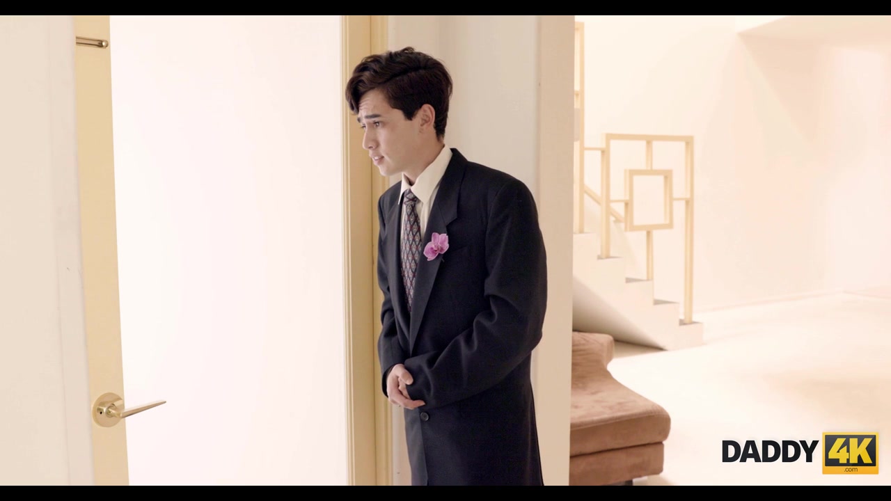 DADDY4K. Naughty bride has sex with grooms Step father on the wedding day