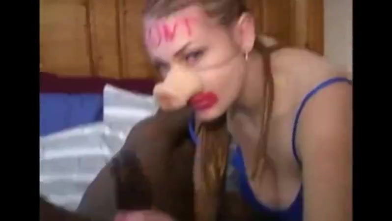 Fuck pig black cock